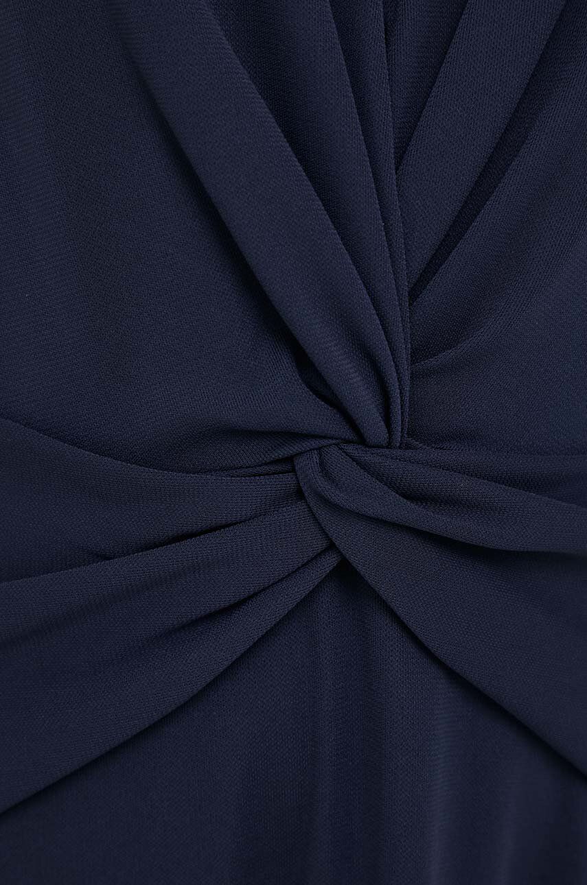 Сукня Lauren Ralph Lauren колір синій midi розкльошена