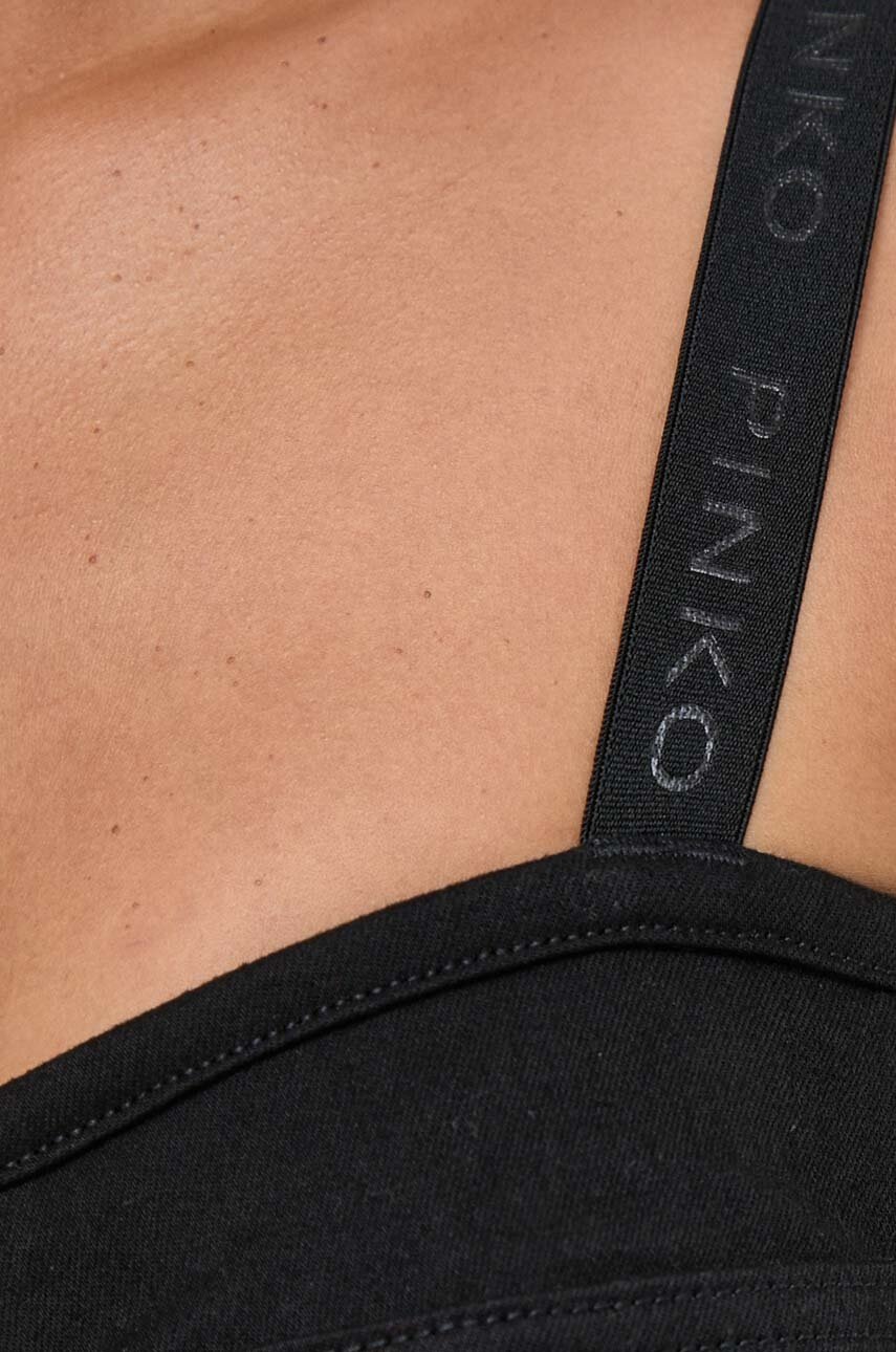 Сукня Pinko колір чорний mini облягаюча