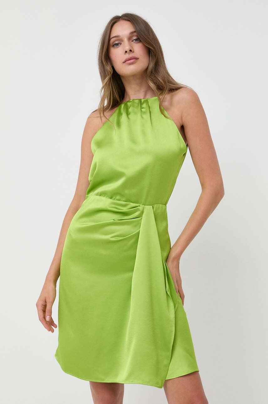 Levně Šaty Pinko zelená barva, mini