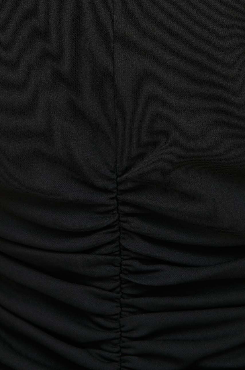 Сукня Dkny колір чорний midi облягаюча