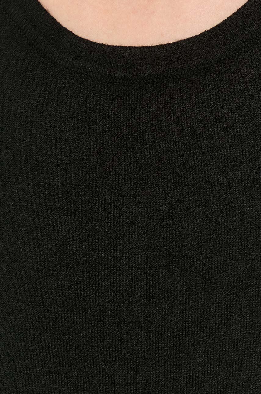 Сукня Weekend Max Mara колір чорний maxi пряма
