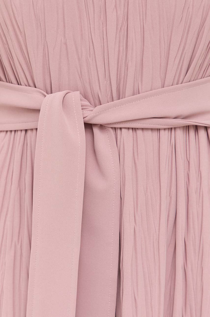 Сукня Max Mara Leisure колір рожевий midi пряма