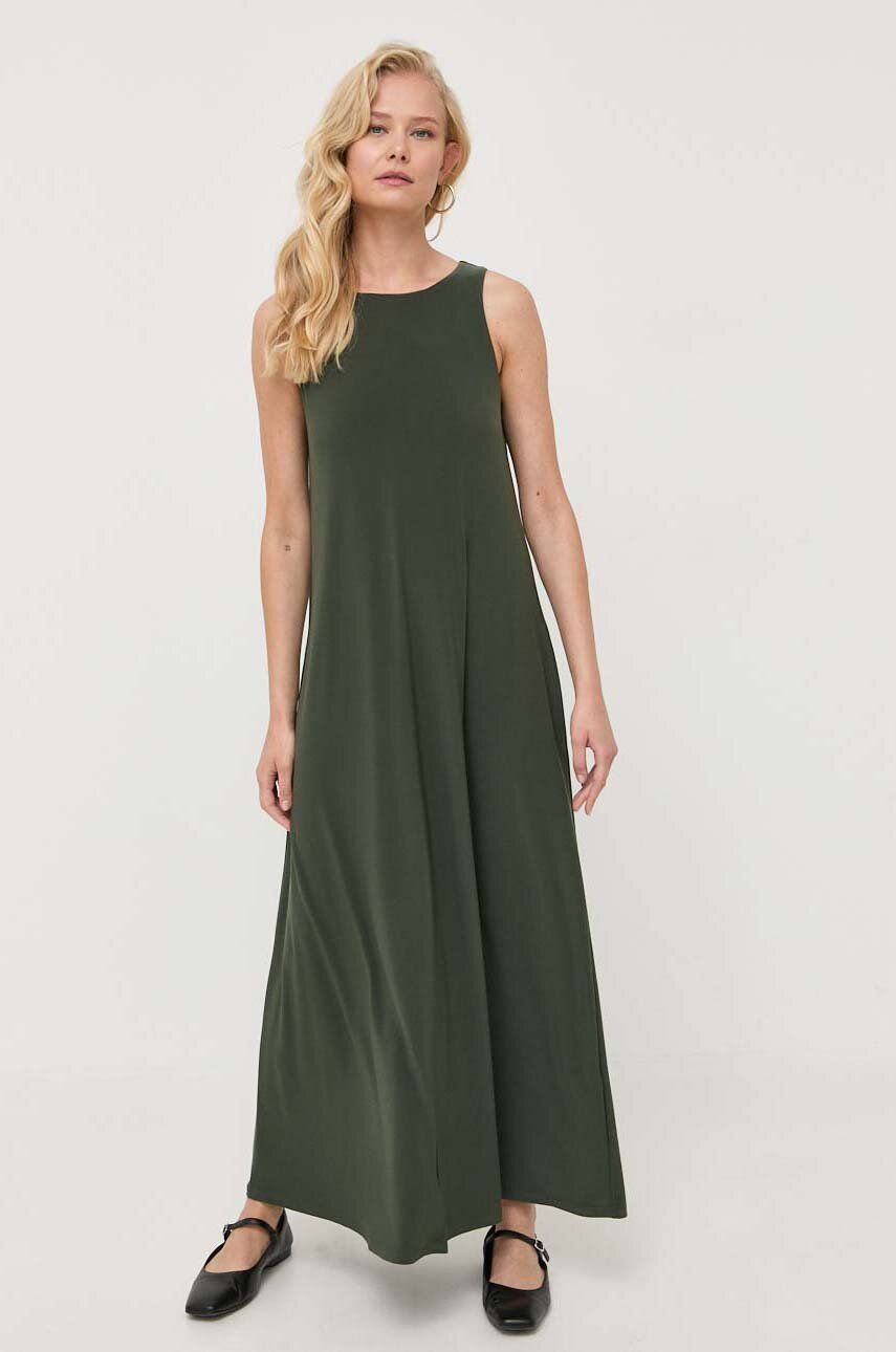 Max Mara Leisure Rochie Culoarea Verde, Maxi, Drept