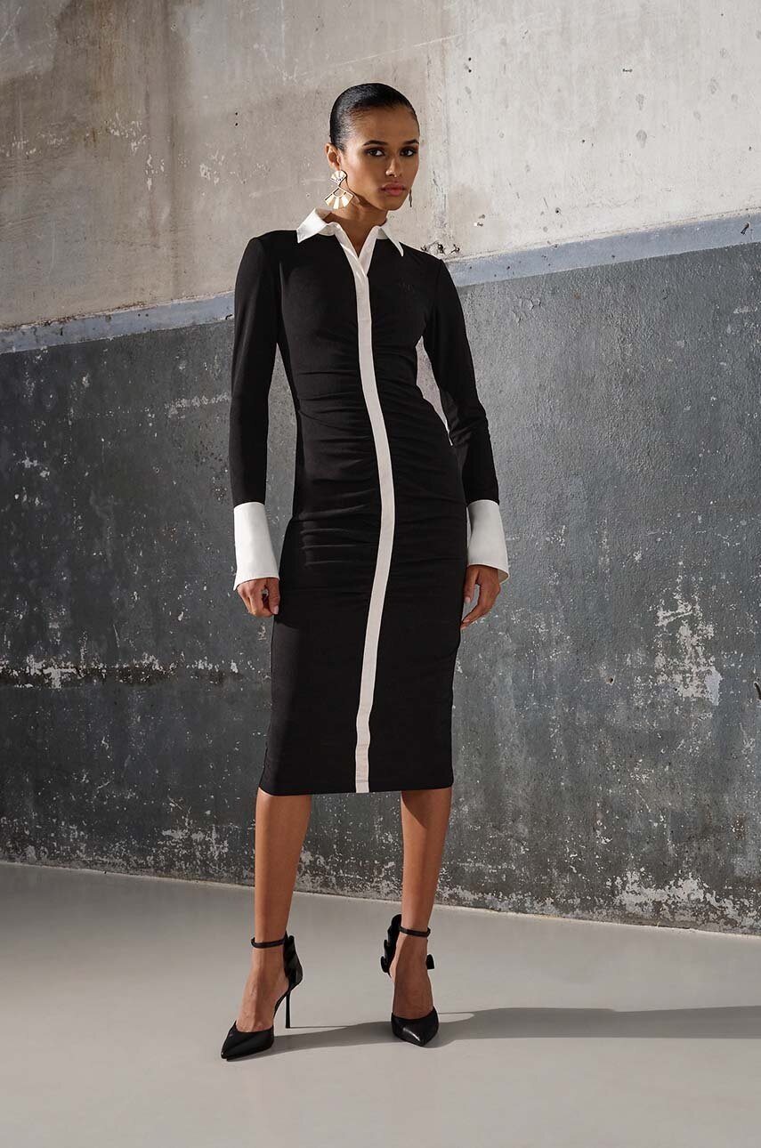 

Платье Karl Lagerfeld KL x Ultimate ikon цвет чёрный midi облегающее