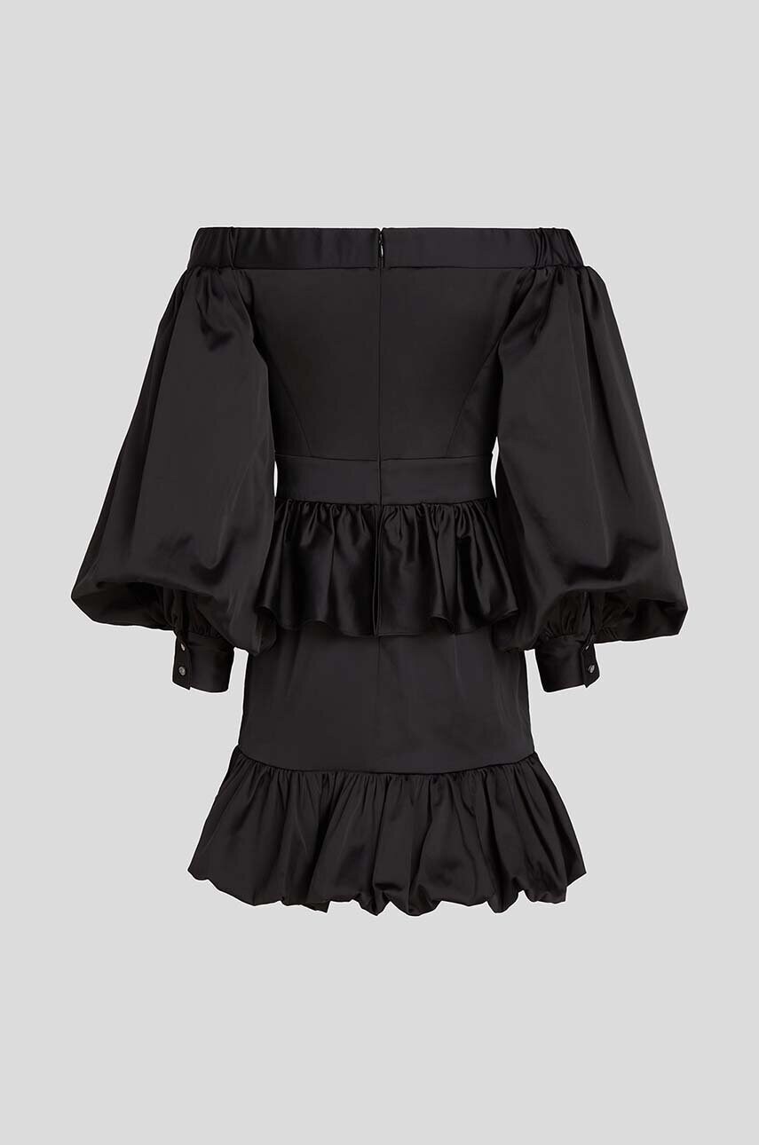 Сукня Karl Lagerfeld KL x The Ultimate icon колір чорний mini пряма