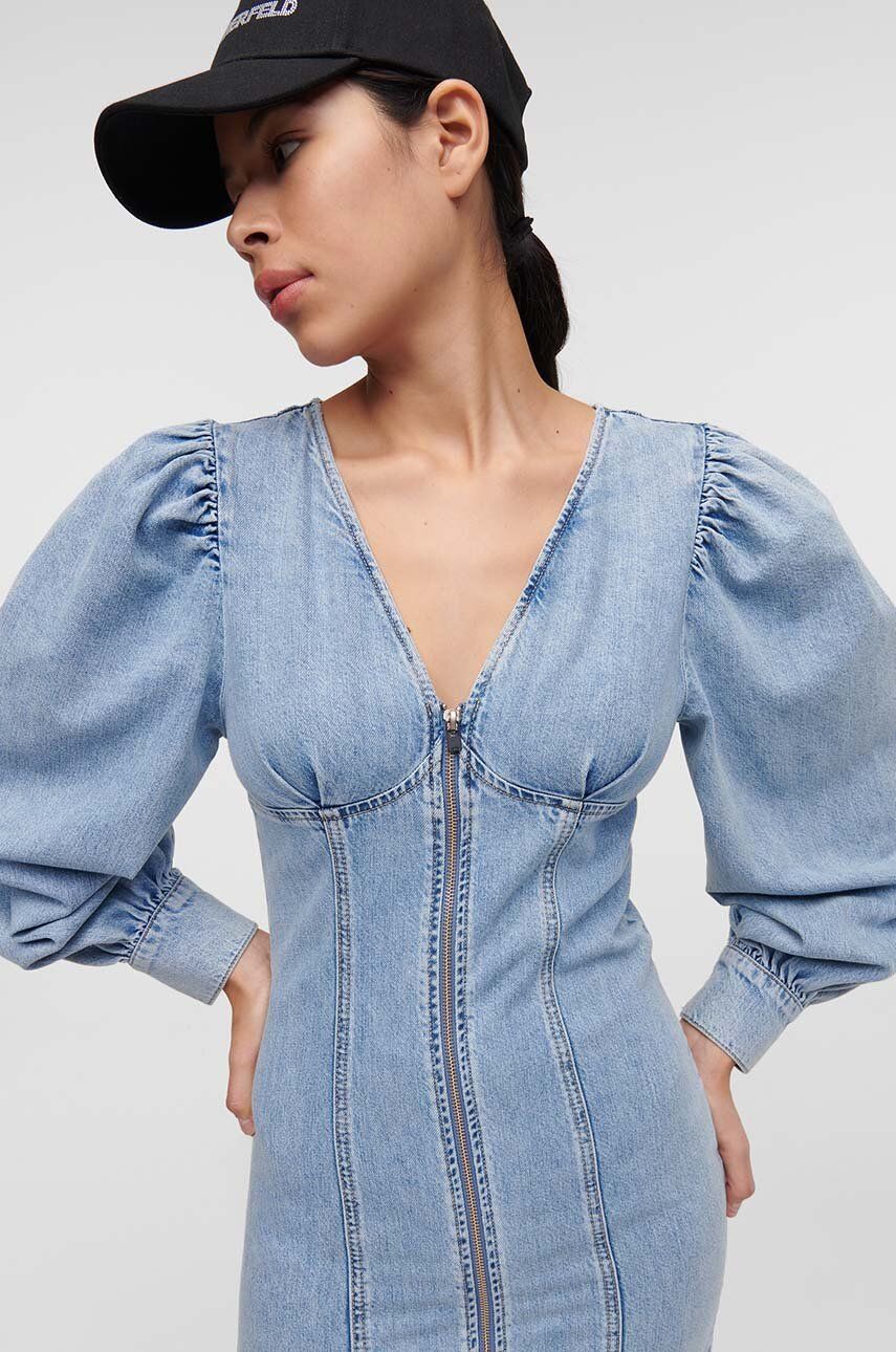 Джинсова сукня Karl Lagerfeld Jeans mini пряма