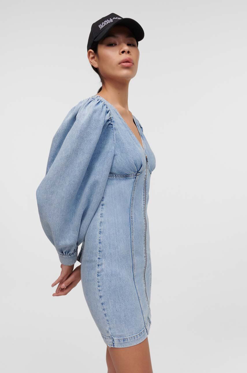 Джинсова сукня Karl Lagerfeld Jeans mini пряма