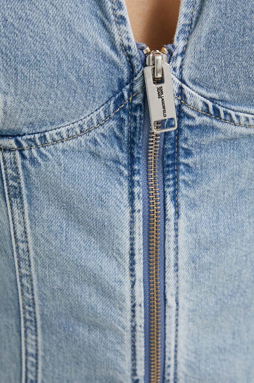 Джинсова сукня Karl Lagerfeld Jeans mini пряма