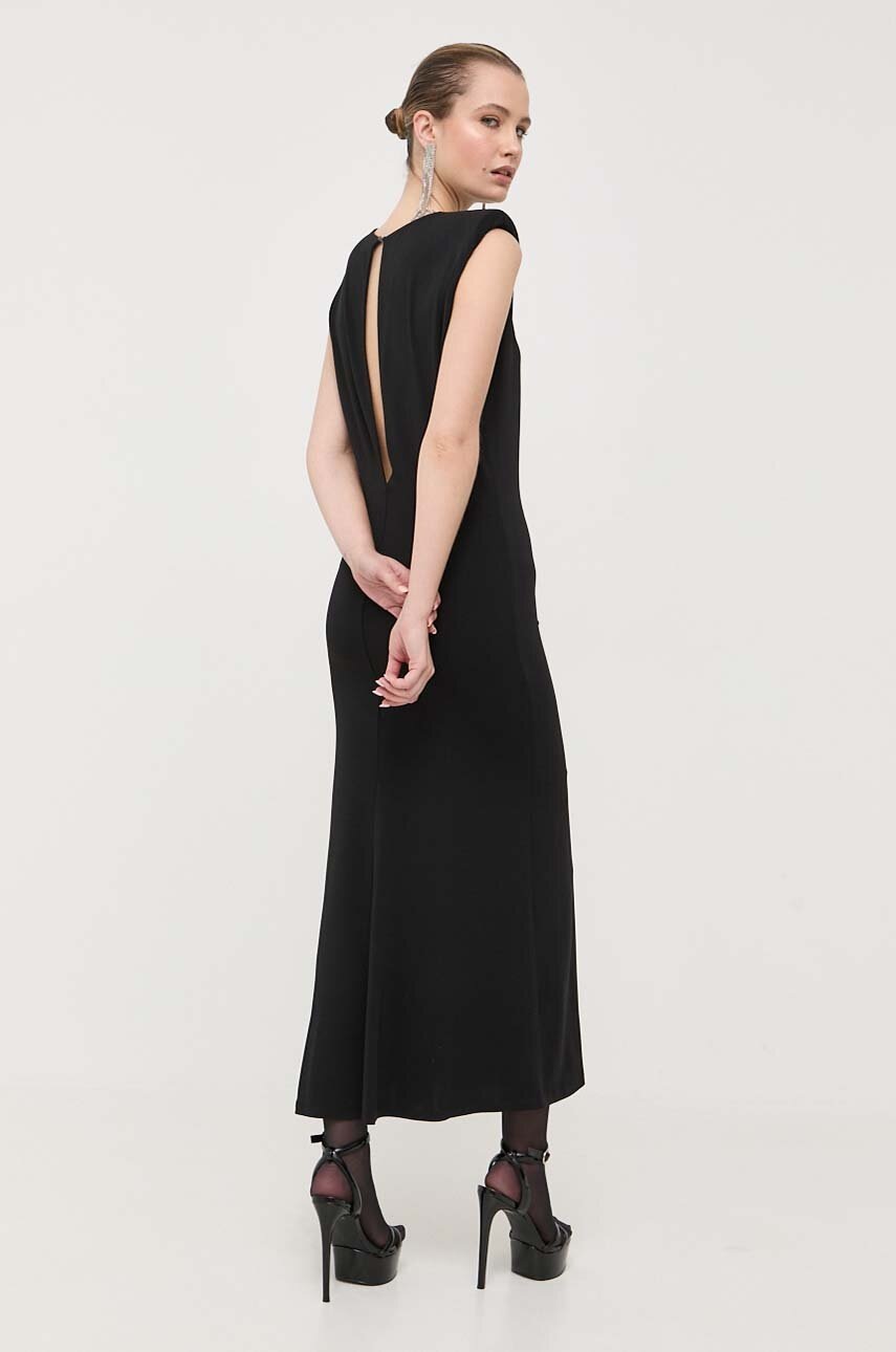 Сукня Patrizia Pepe колір чорний maxi облягаюча