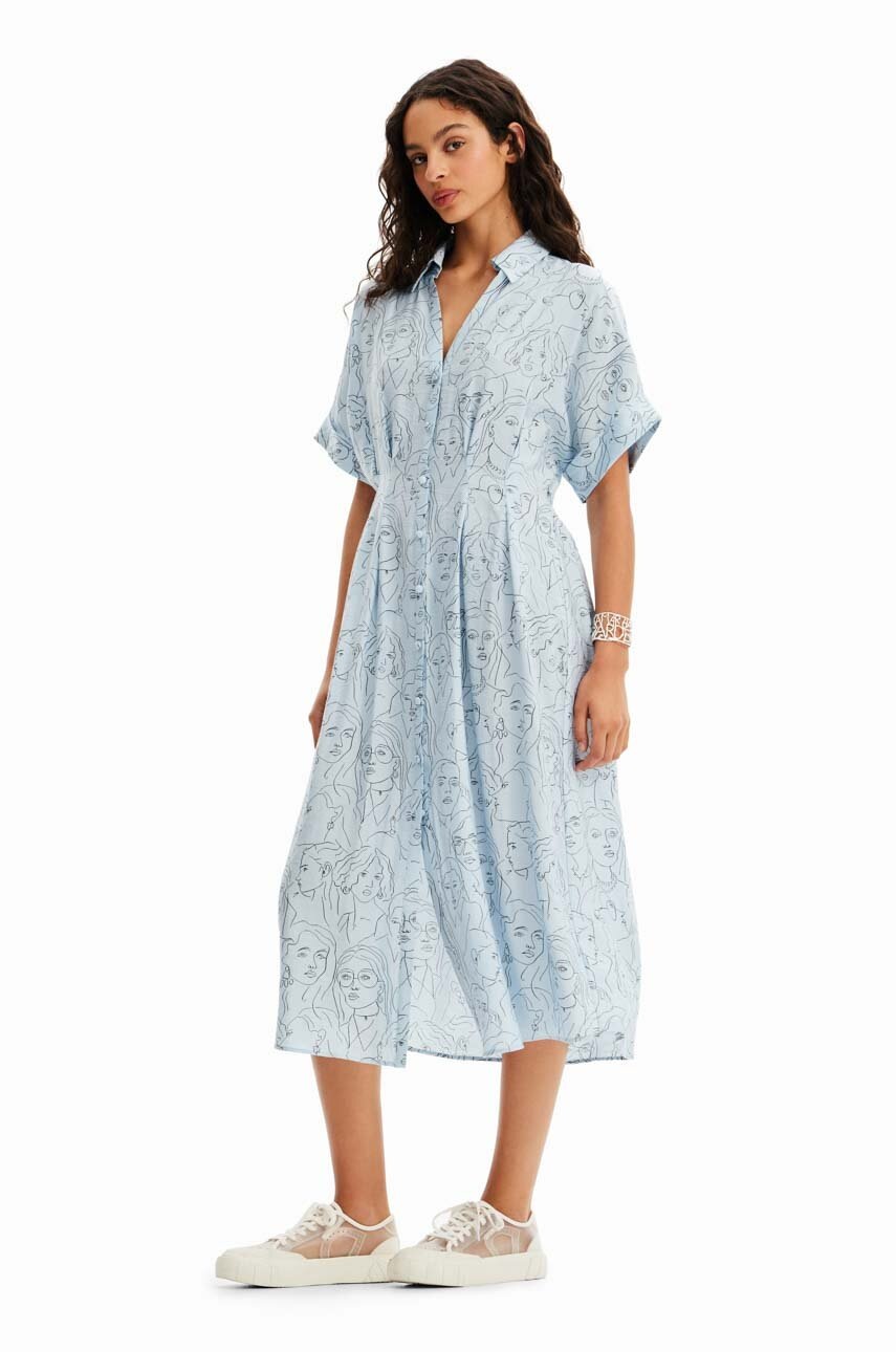 

Платье Desigual midi расклешённая