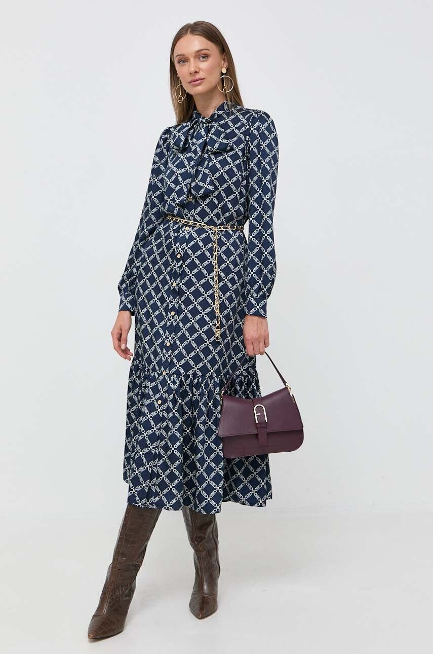 Сукня MICHAEL Michael Kors колір синій midi пряма