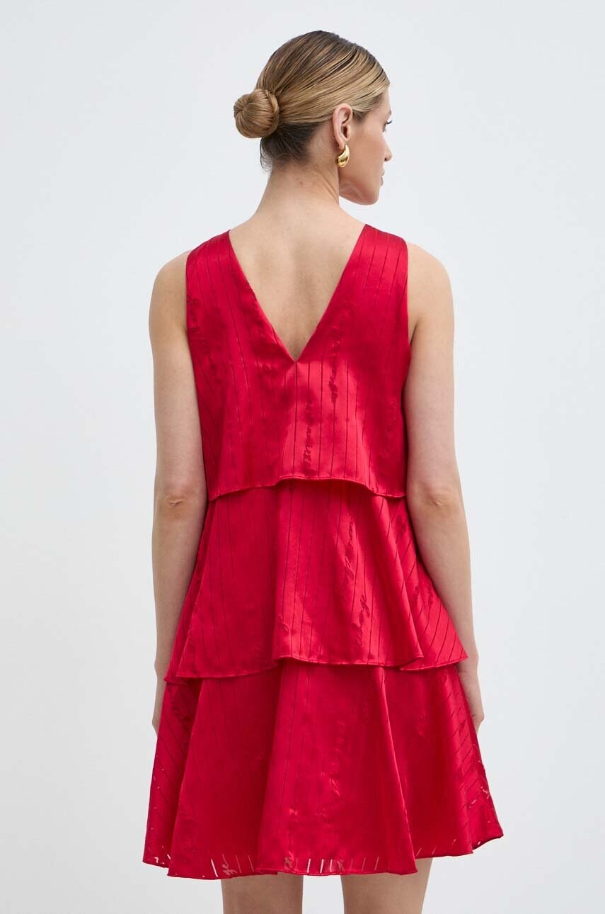 Сукня Armani Exchange колір бежевий midi oversize