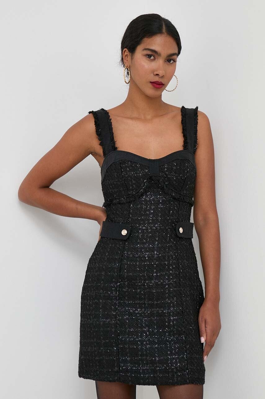 

Сукня Guess колір чорний mini облягаюча
