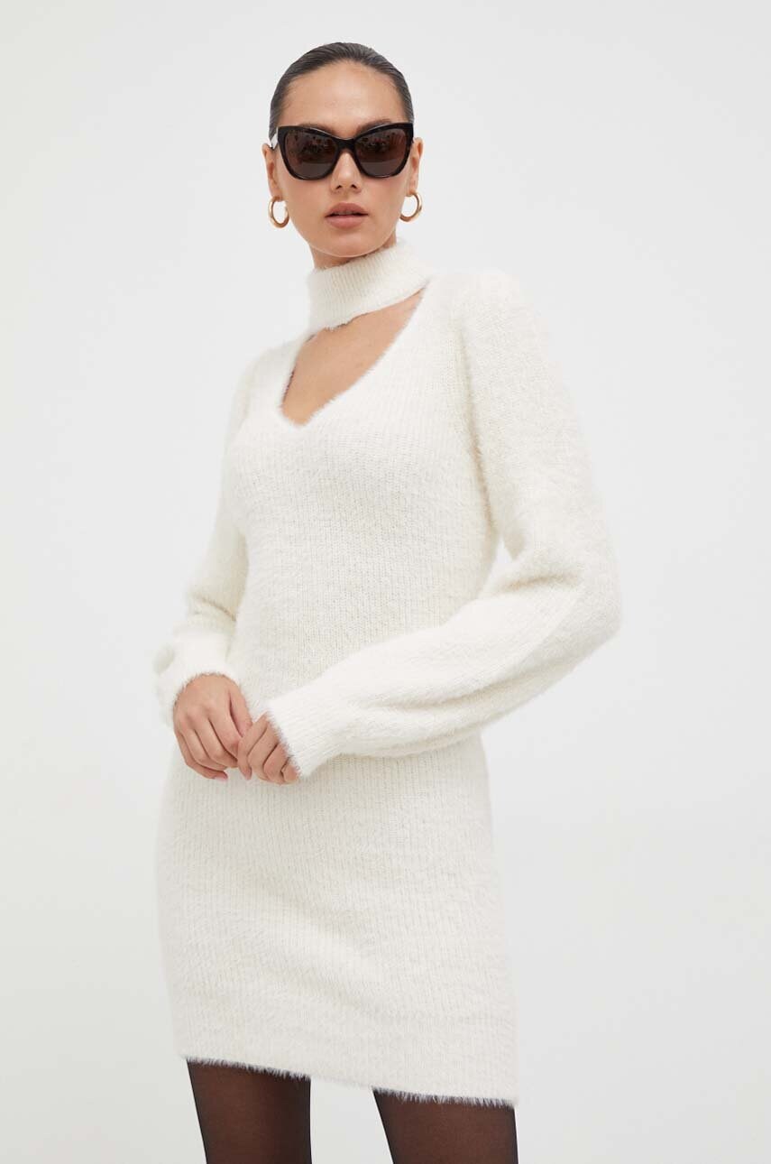 

Сукня Guess колір бежевий mini облягаюча