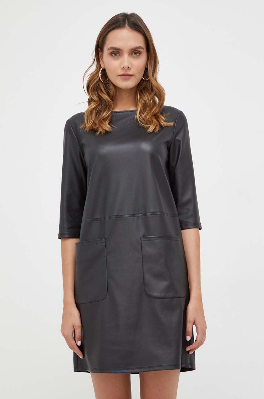 Сукня Max Mara Leisure колір чорний mini пряма