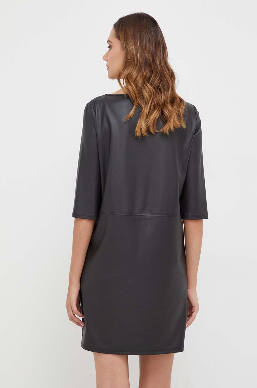 Сукня Max Mara Leisure колір чорний mini пряма