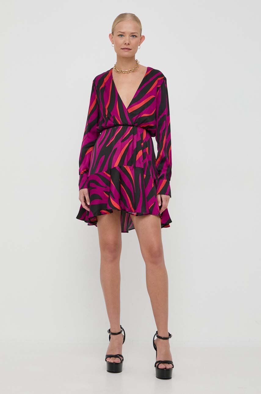 Šaty Pinko mini - vícebarevná - Hlavní materiál: 100 % Viskóza Podšívka: 100 % Polyester J