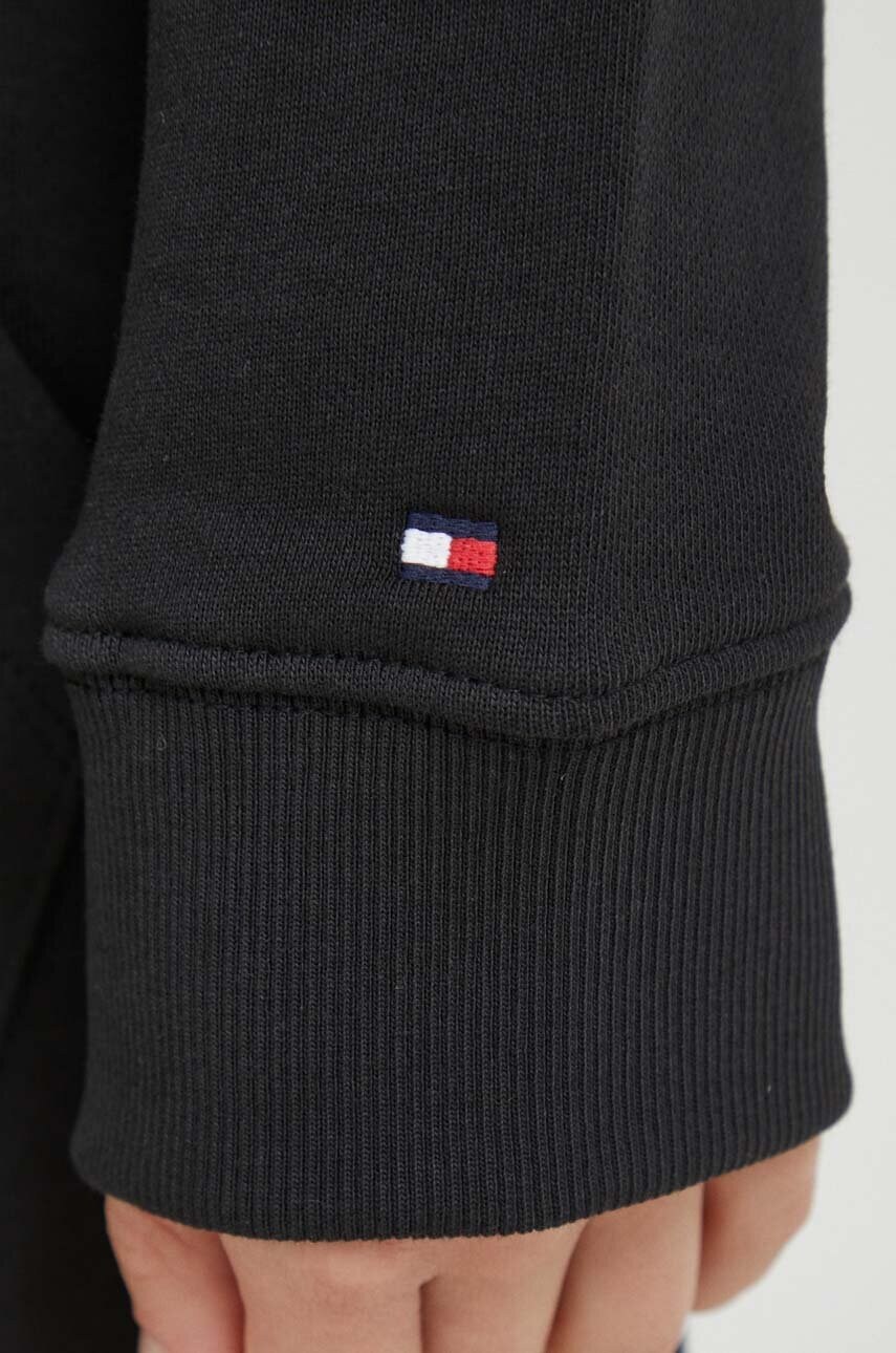 Бавовняна сукня Tommy Hilfiger колір чорний mini oversize