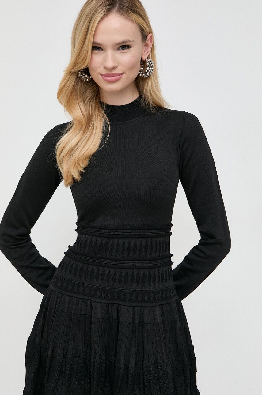 Сукня Marciano Guess колір чорний mini розкльошена