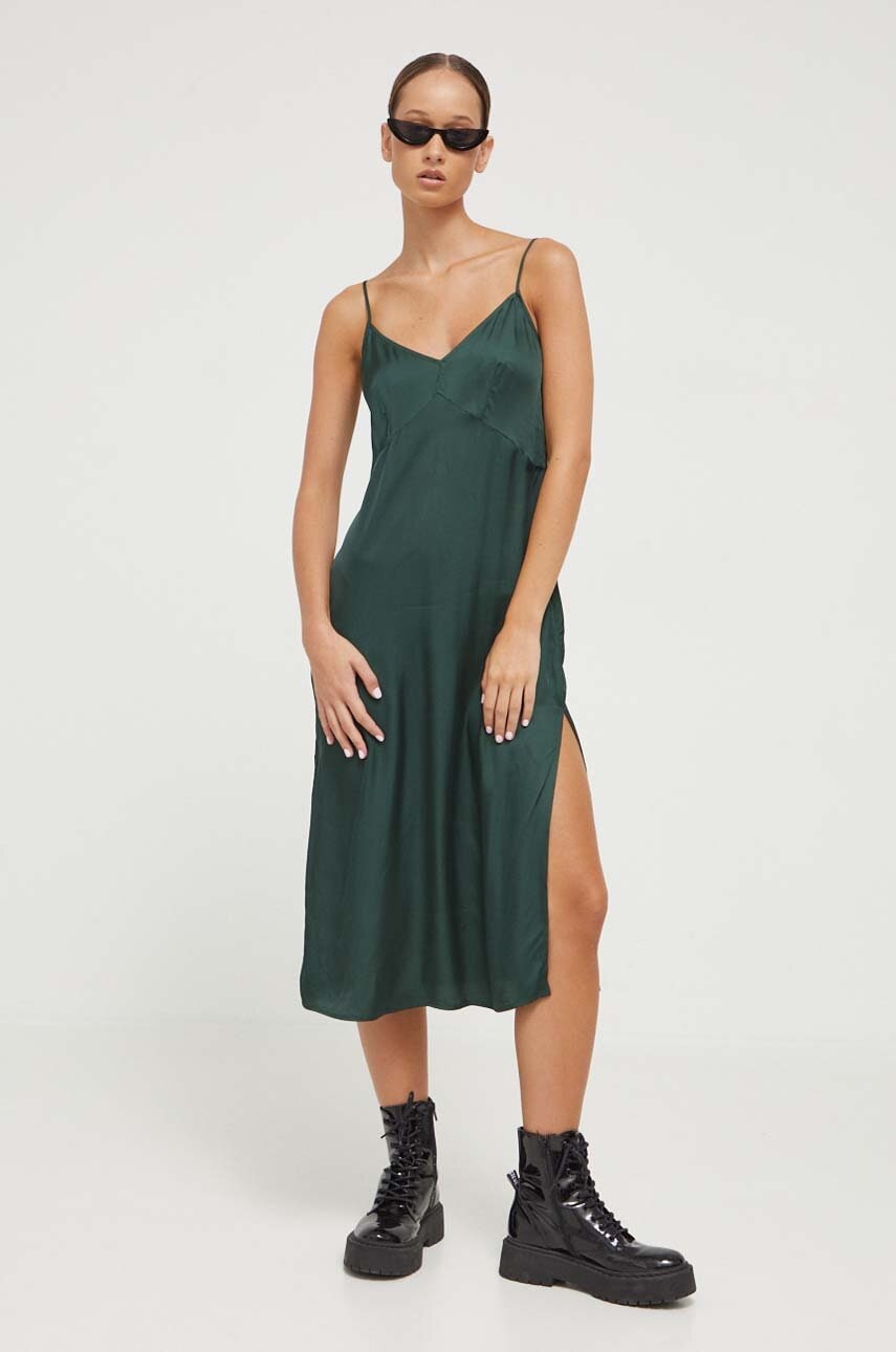 Superdry Rochie Culoarea Verde, Mini, Drept