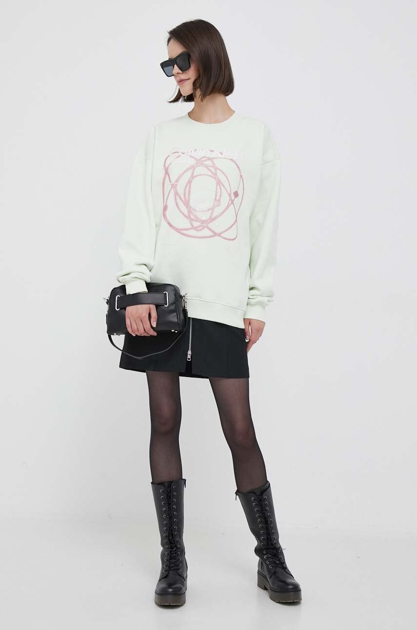 Сукня Calvin Klein Jeans колір чорний mini пряма