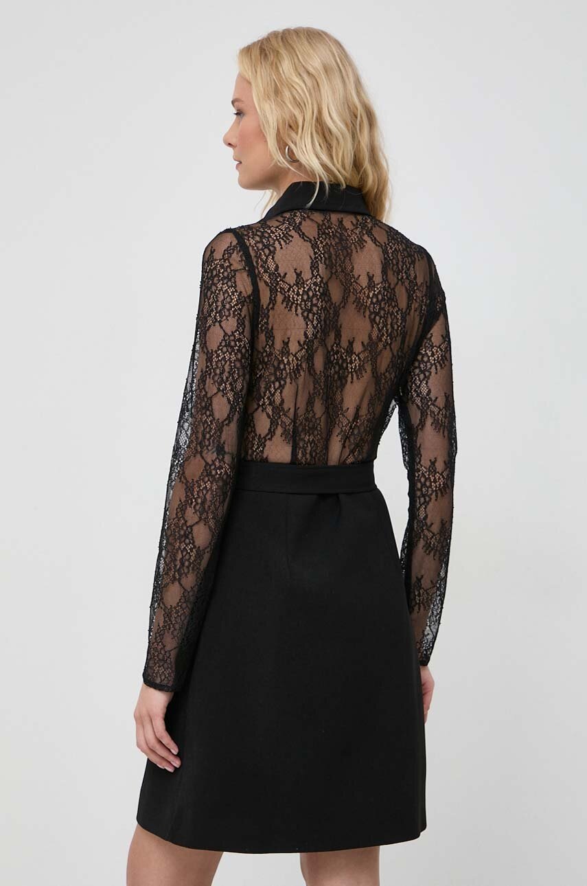 Сукня Morgan колір чорний mini облягаюча