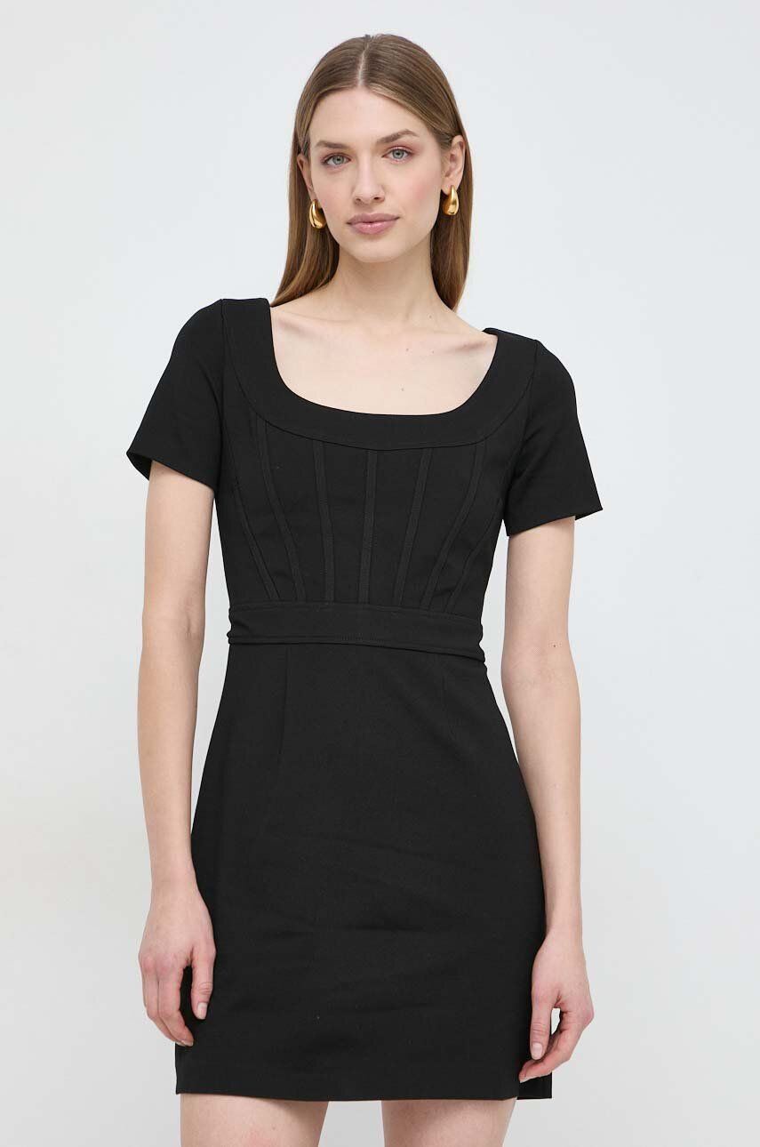 Šaty Guess ANNA černá barva, mini, W4RK15 KBJP2