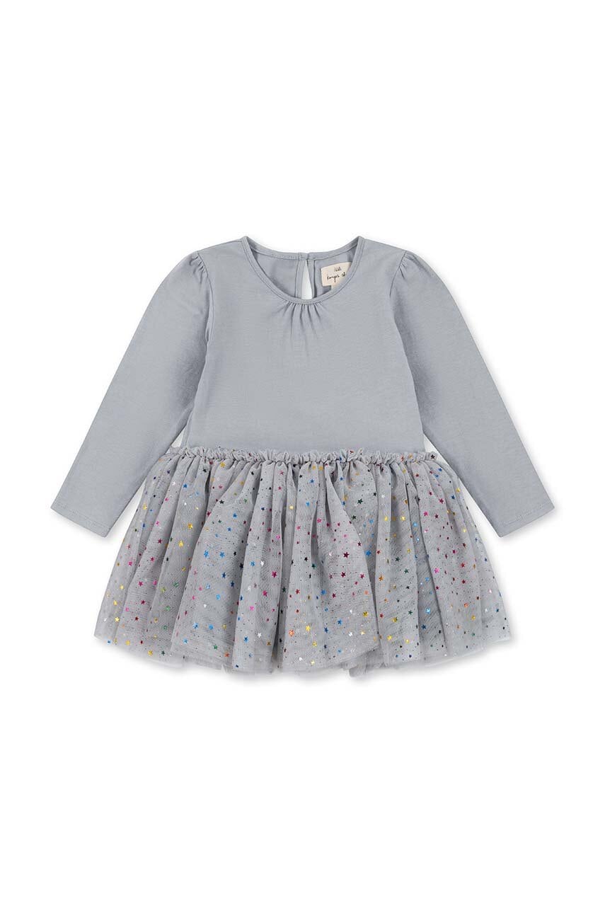 Детское платье Konges Sløjd цвет серый mini расклешённая в Николаеве Детское платье Konges Sløjd цвет серый mini расклешённая в Николаеве