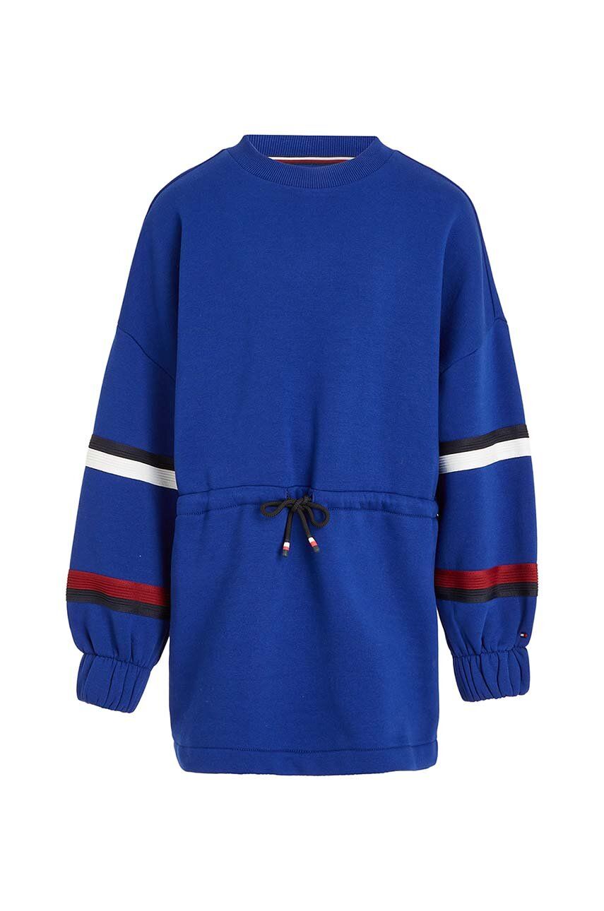 

Дитяча сукня Tommy Hilfiger колір синій mini oversize