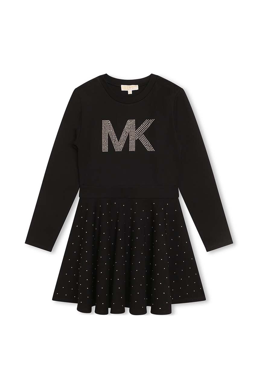 

Детское платье Michael Kors цвет чёрный mini расклешённое