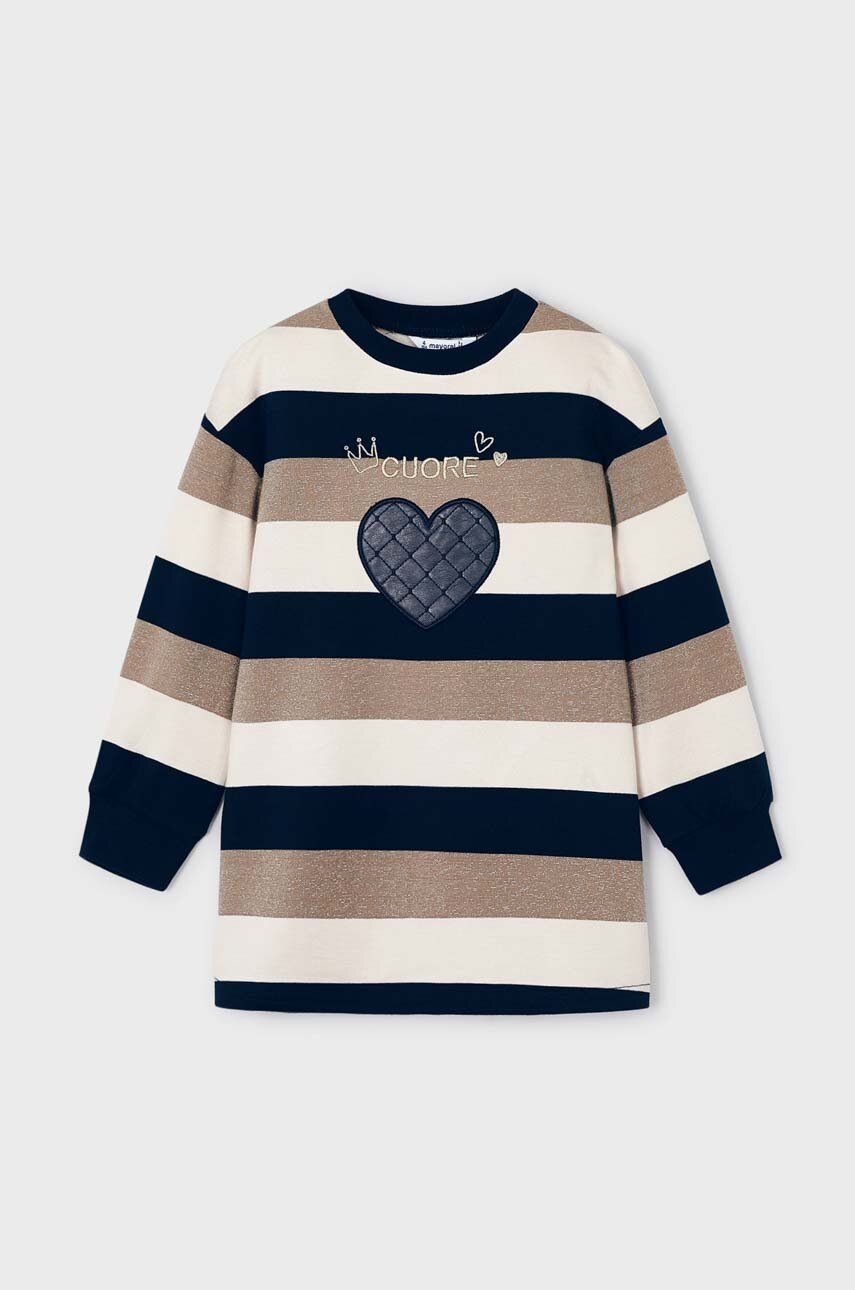 

Дитяча сукня Mayoral колір синій mini oversize