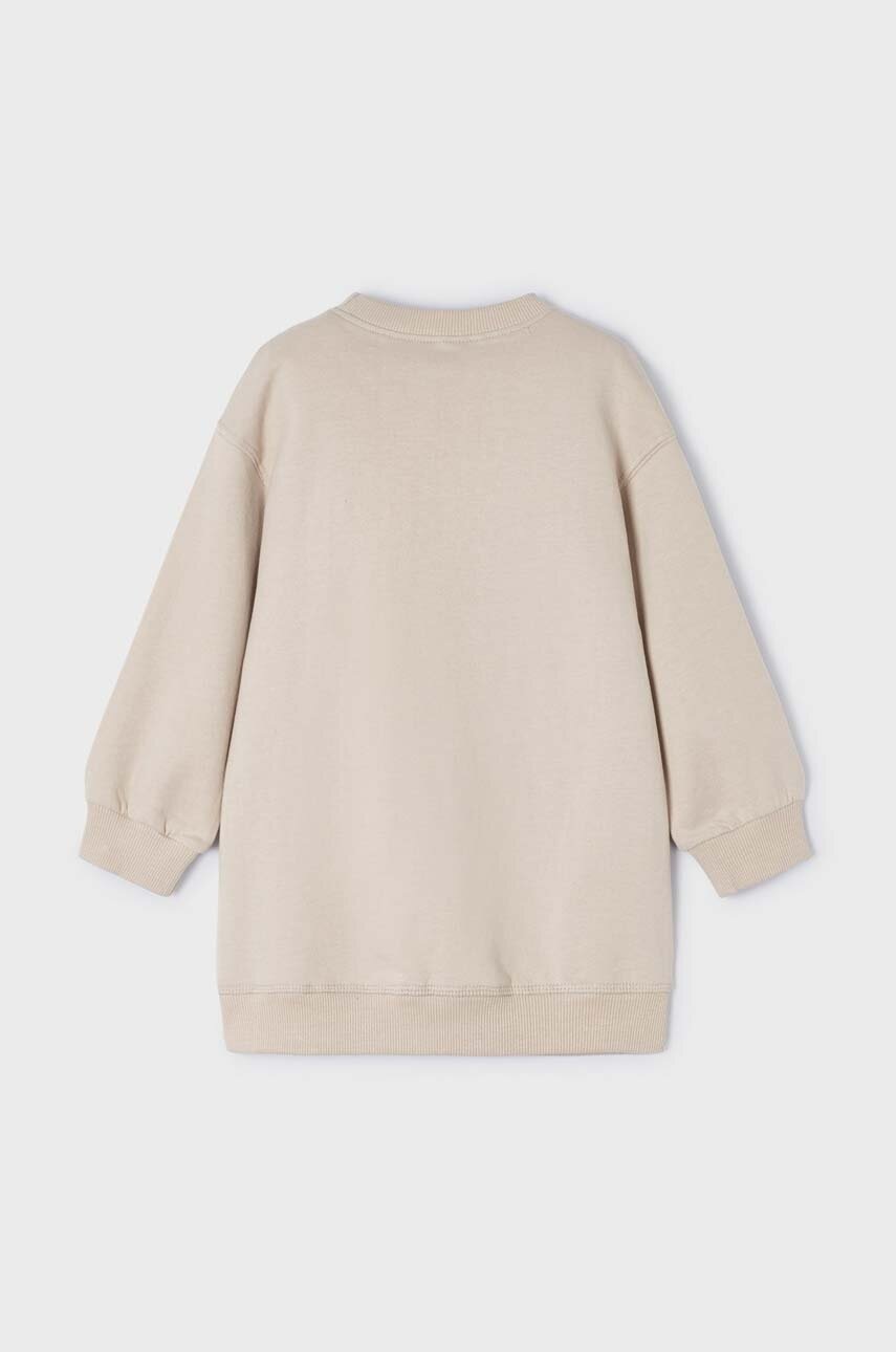 Детское платье Mayoral цвет бежевый mini oversize