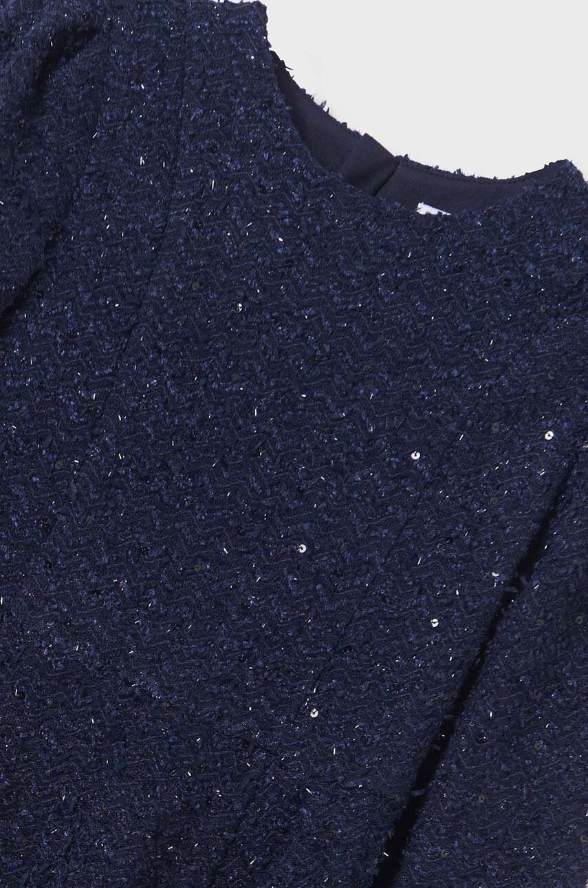 Детское платье Mayoral цвет синий mini расклешённое