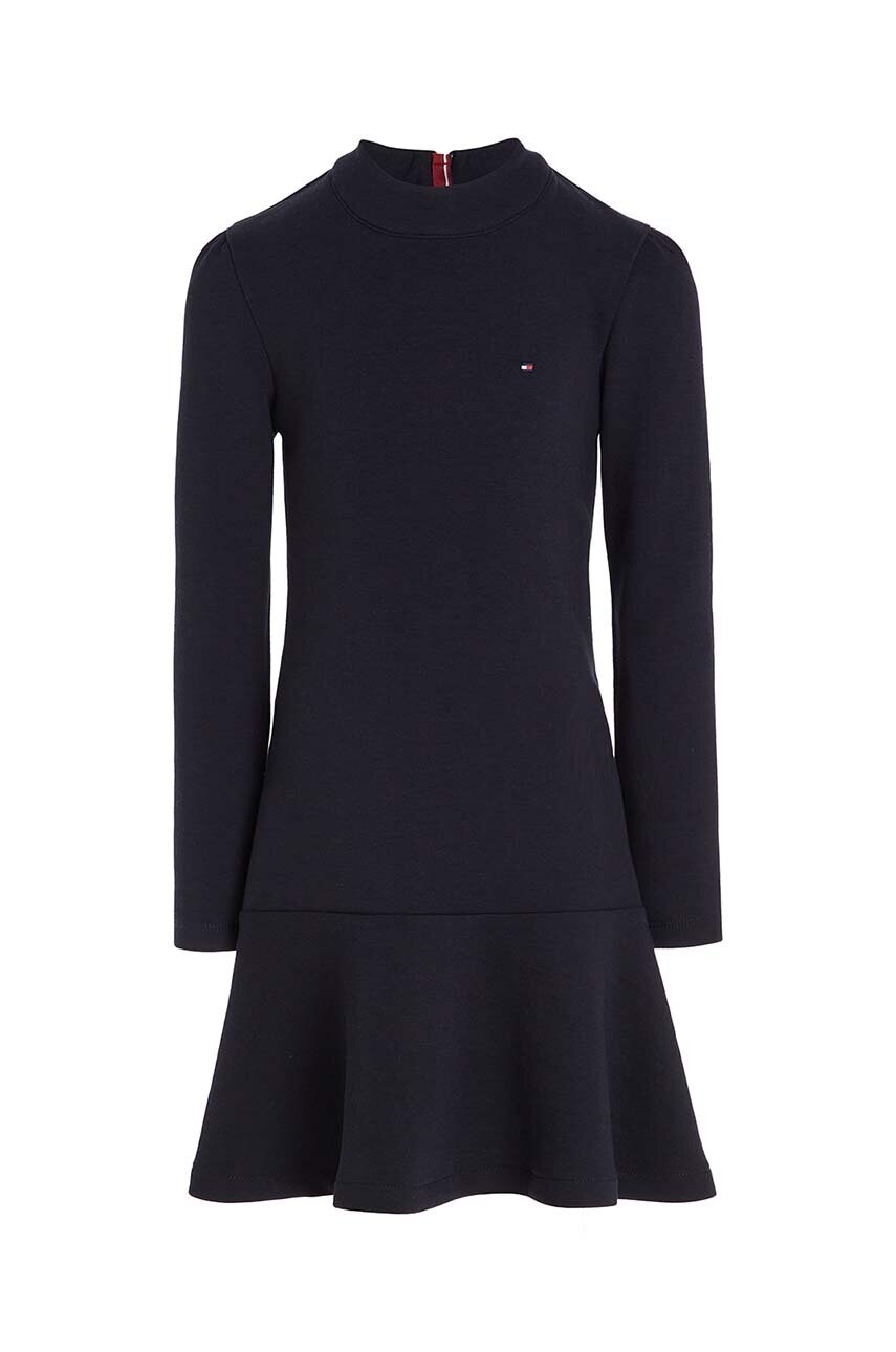 

Детское платье Tommy Hilfiger цвет синий mini расклешённая