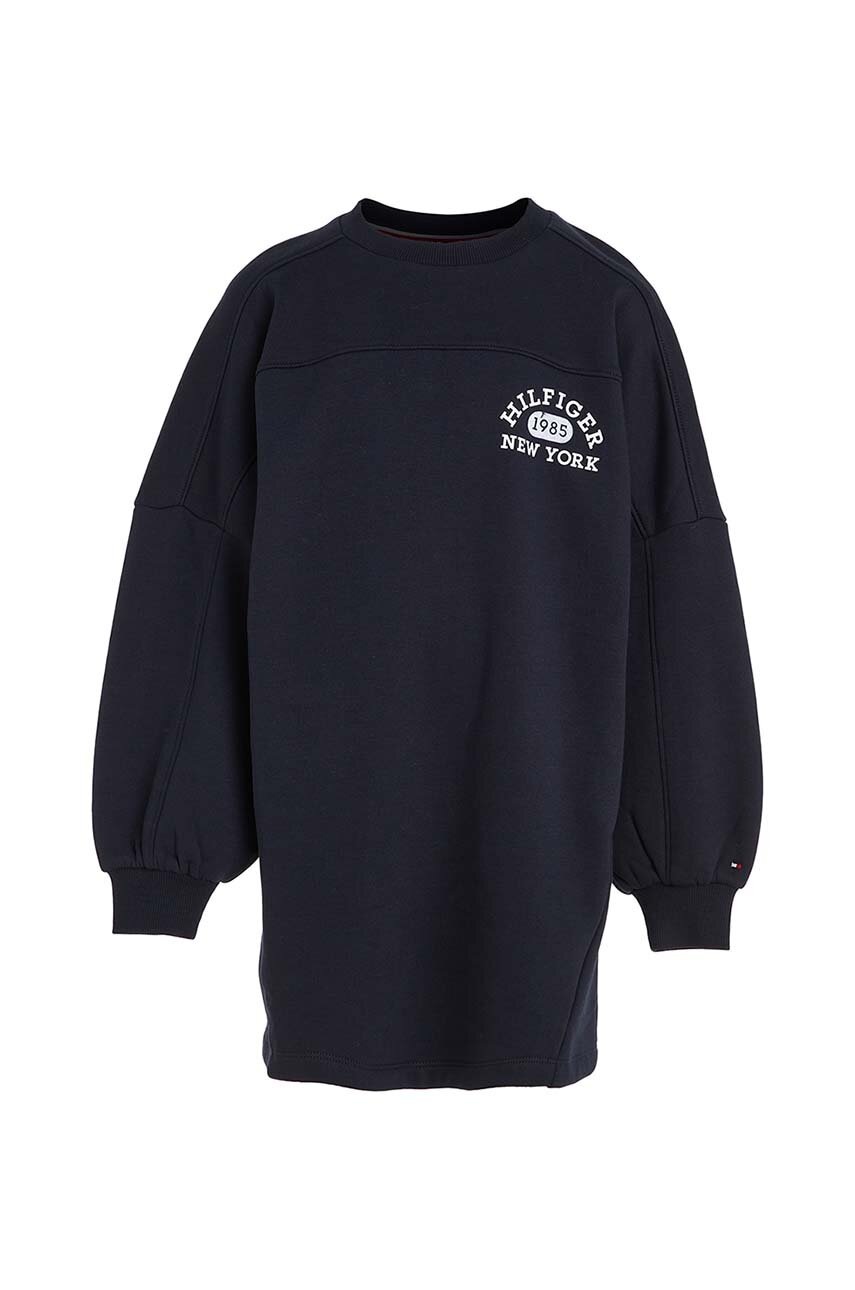 

Дитяча сукня Tommy Hilfiger колір синій mini oversize