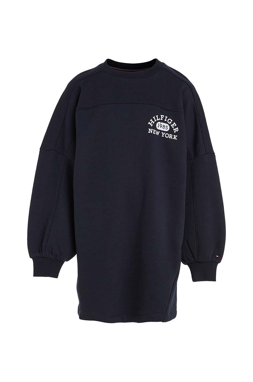 

Дитяча сукня Tommy Hilfiger колір синій mini oversize