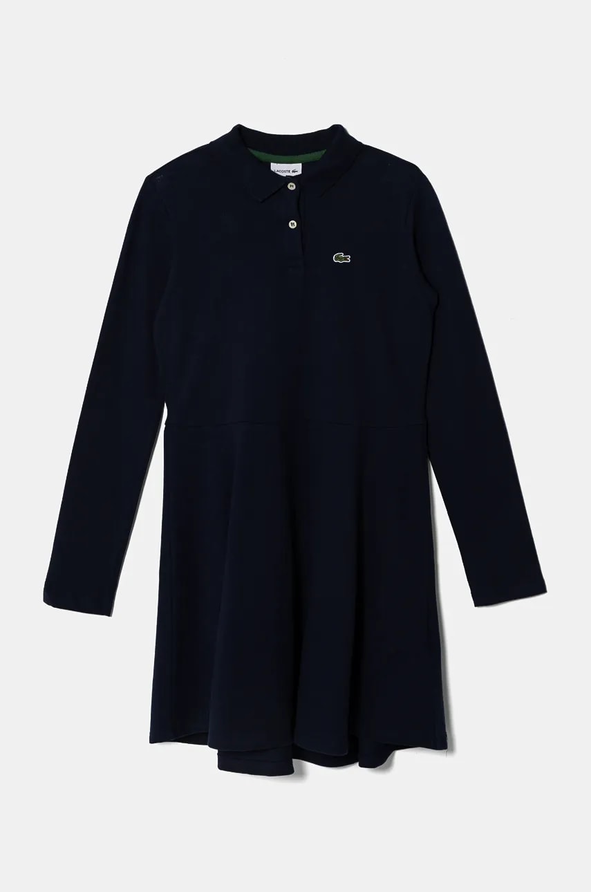 Lacoste rochie fete culoarea albastru marin, mini, evazati Lacoste rochie fete culoarea albastru marin, mini, evazati