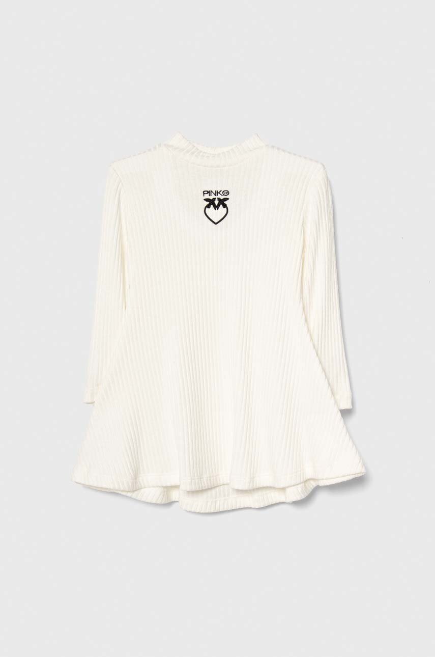 

Детское платье Pinko Up цвет бежевый mini расклешённое