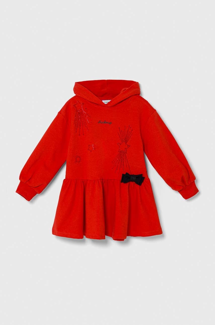 

Детское платье Pinko Up цвет красный mini расклешённая