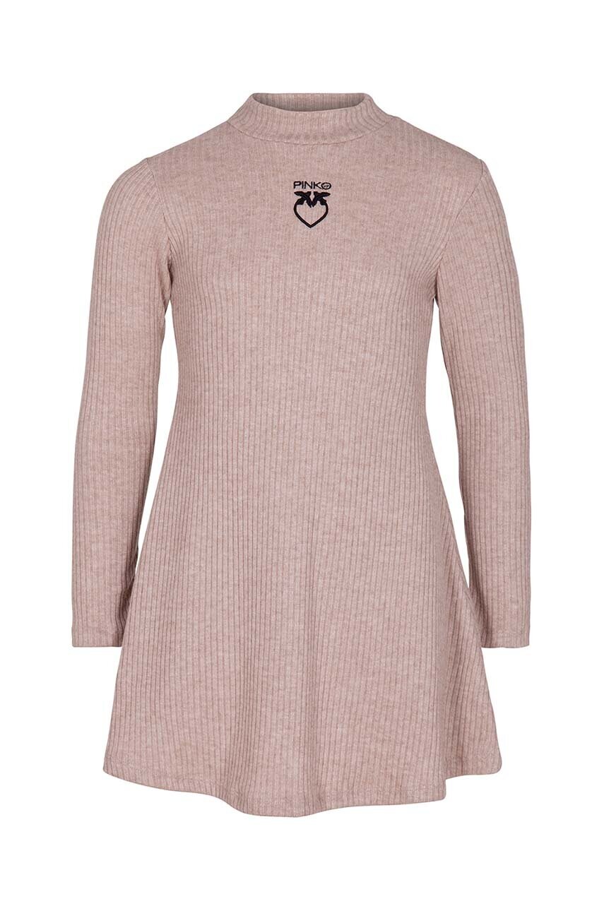 

Дитяча сукня Pinko Up колір бежевий mini розкльошена