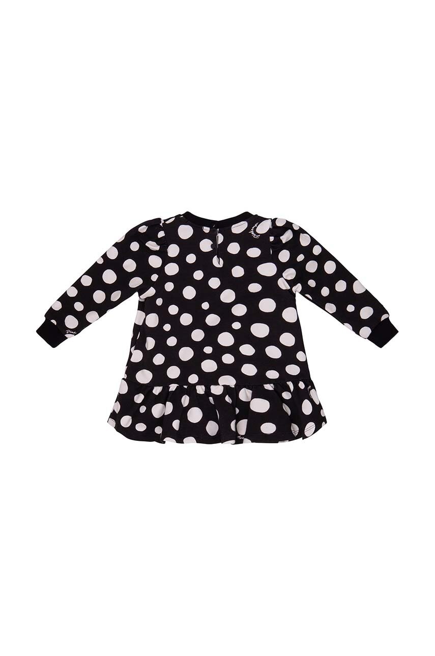 Детское платье Pinko Up цвет чёрный mini расклешённое