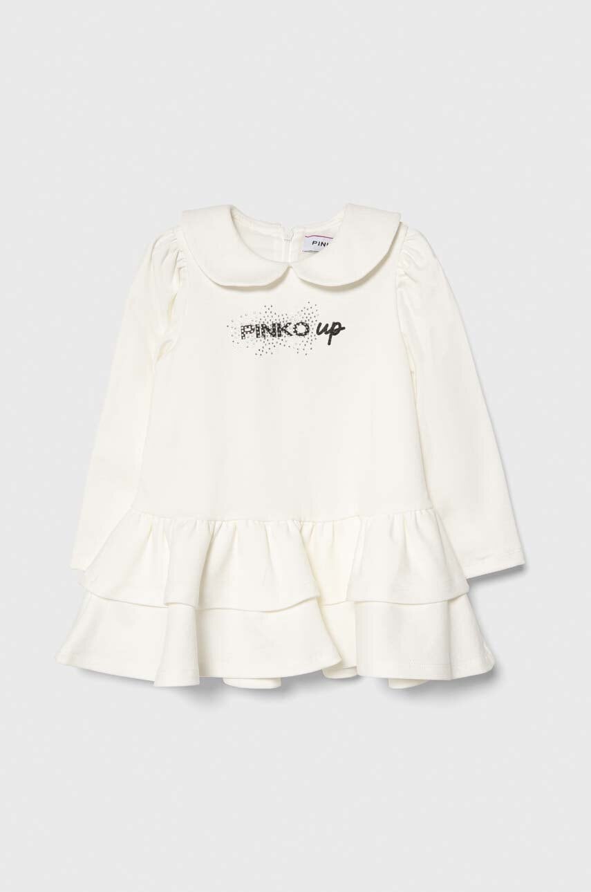 Детское платье Pinko Up цвет бежевый mini расклешённое в Ровном Детское платье Pinko Up цвет бежевый mini расклешённое в Ровном