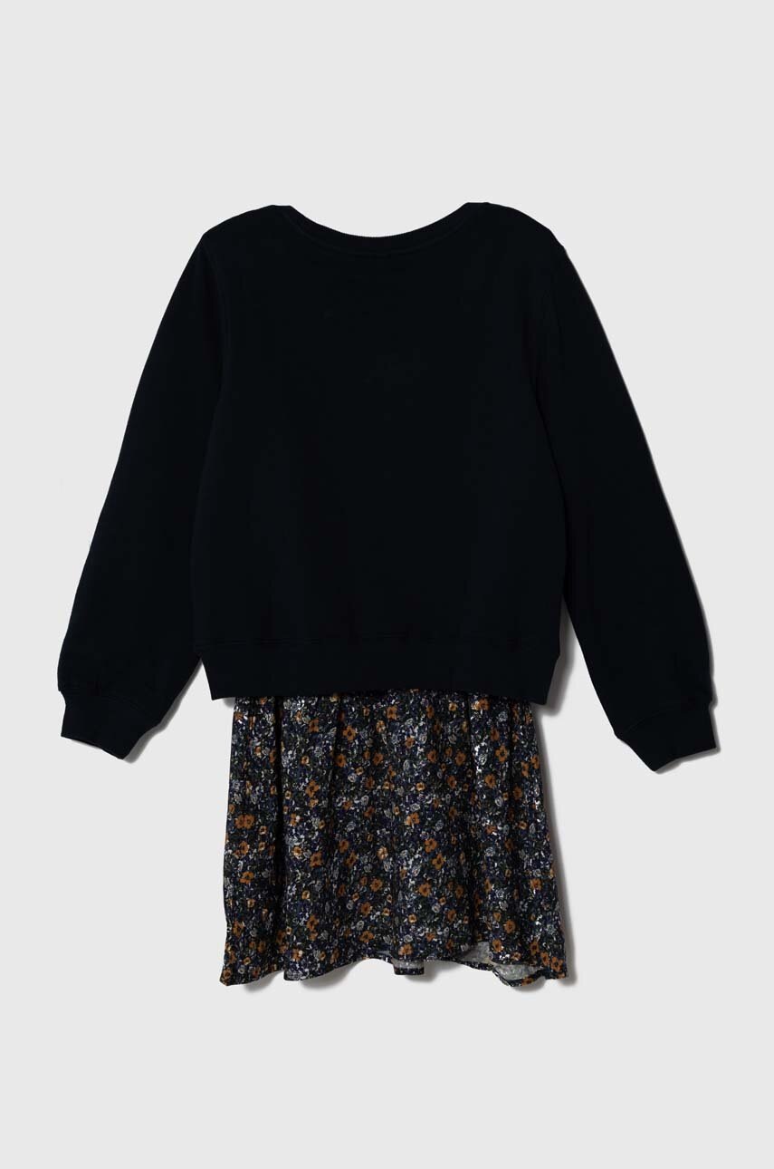 Детское платье Pepe Jeans цвет синий mini расклешённая Детское платье Pepe Jeans цвет синий mini расклешённая