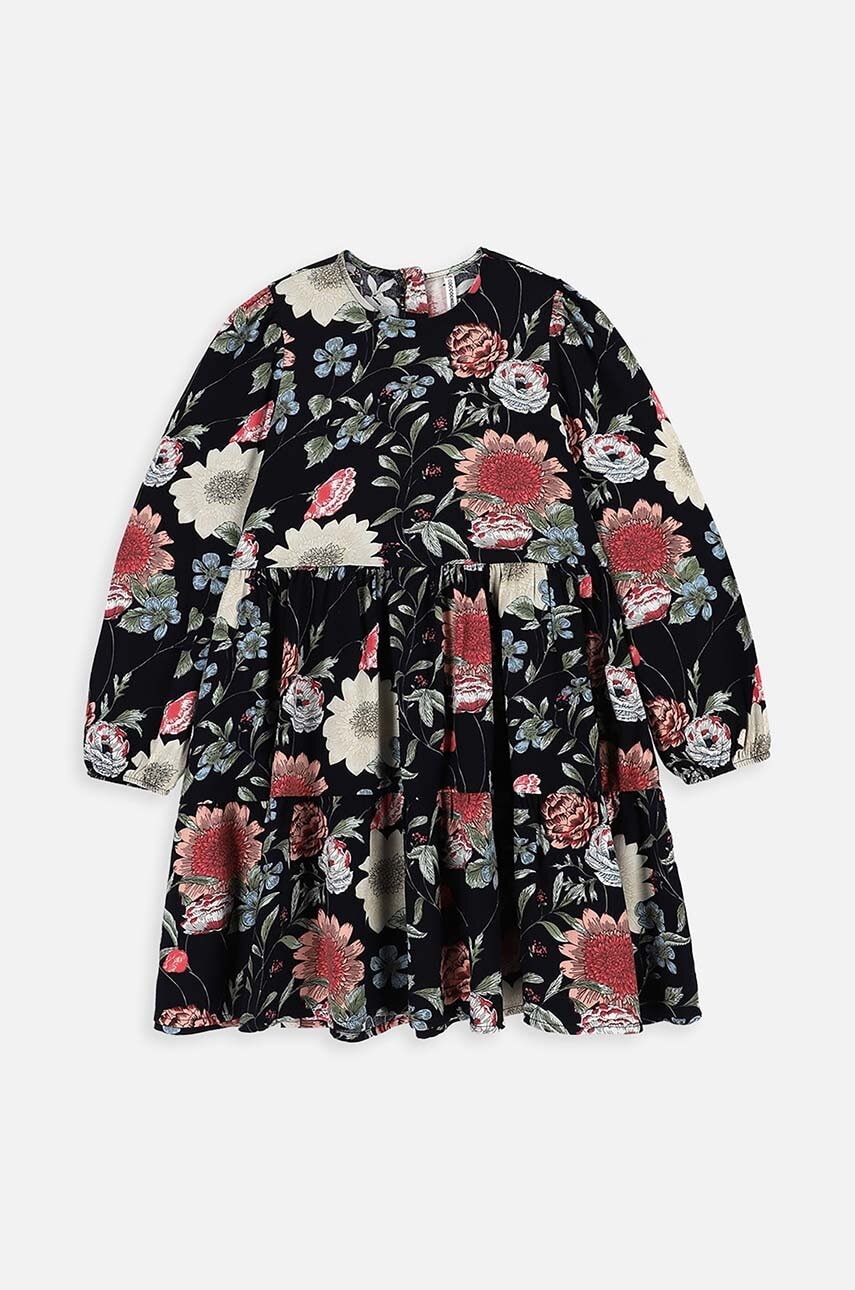 Coccodrillo rochie fete culoarea negru, mini, evazată