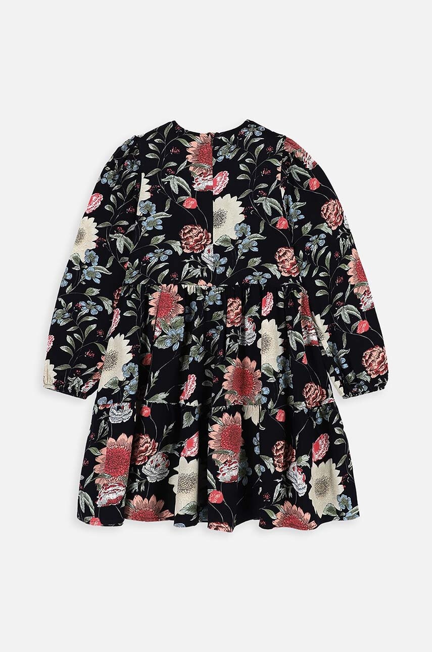 Детское платье Coccodrillo цвет чёрный mini расклешённая Детское платье Coccodrillo цвет чёрный mini расклешённая