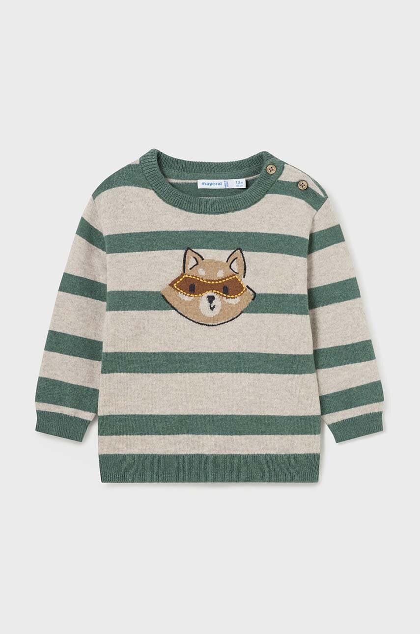 Mayoral pulover bebe culoarea verde