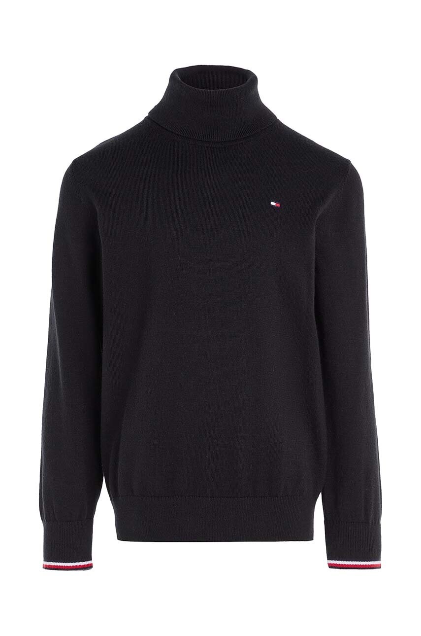 

Детский свитер Tommy Hilfiger цвет чёрный лёгкий