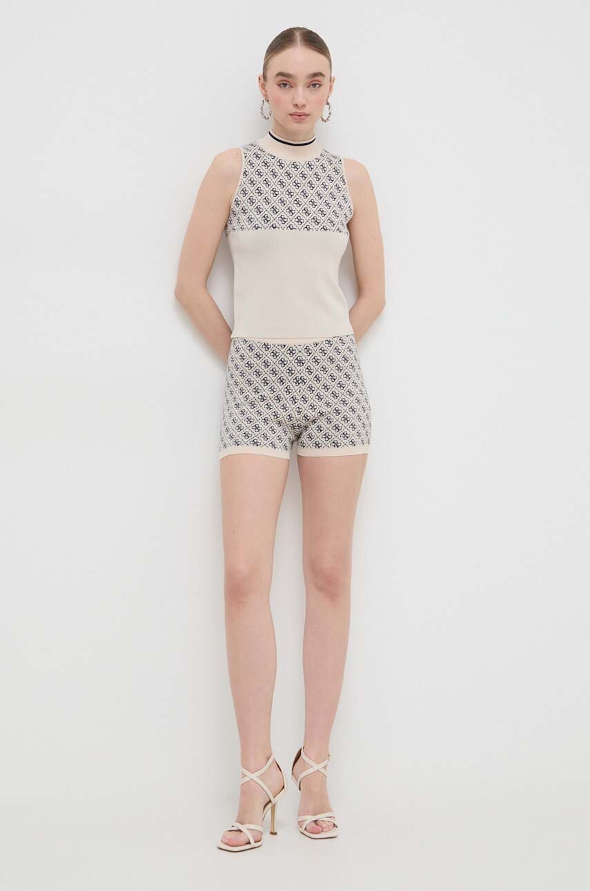 Top Guess χρώμα: μπεζ φωτογραφία