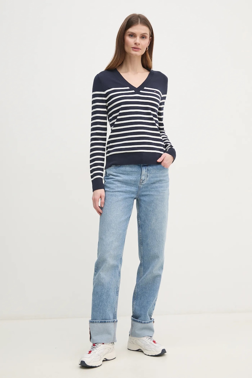 Свитер Tommy Hilfiger женский лёгкий WW0WW40098 Свитер Tommy Hilfiger женский лёгкий WW0WW40098