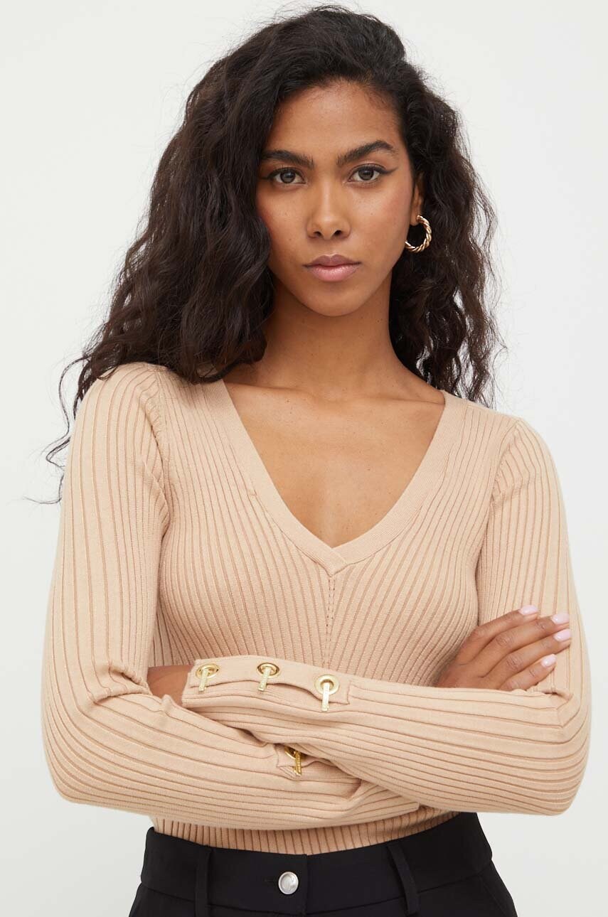 

Светр Marciano Guess жіночий колір бежевий легкий